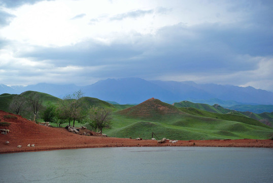 新疆银水湖