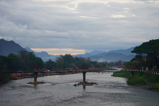 老挝万荣风景