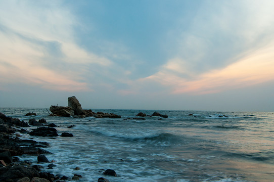 旅顺西海岸的风光