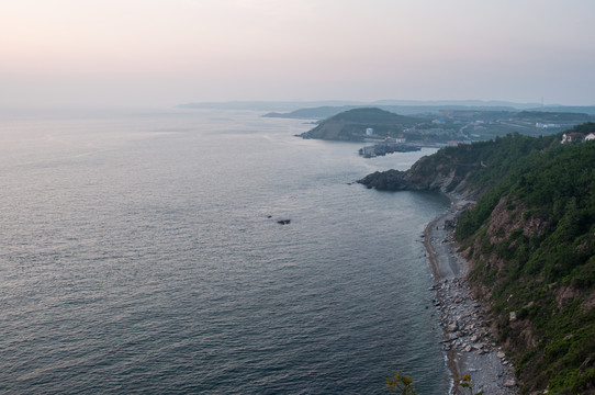 旅顺西海岸的风光