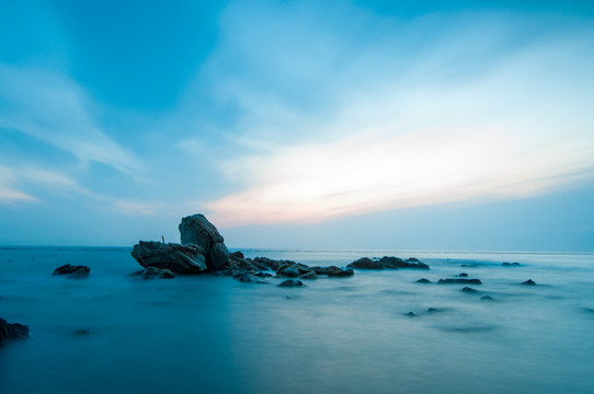 旅顺西海岸的风光