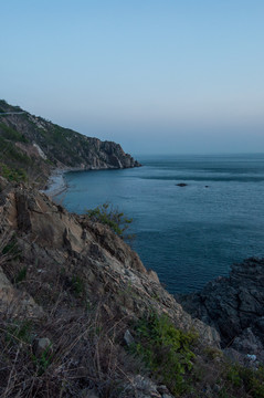 旅顺的海岸线风光