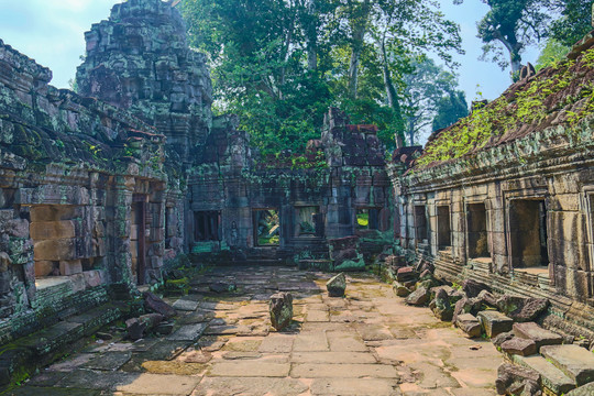 柬埔寨暹粒吴哥窟塔布隆寺