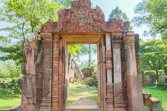 吴哥窟建筑特写