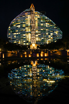 三亚海棠湾红树林度假酒店夜景