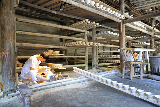 景德镇传统瓷窑作坊