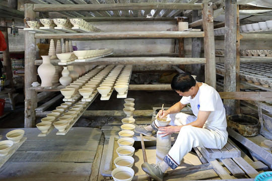 制陶工人