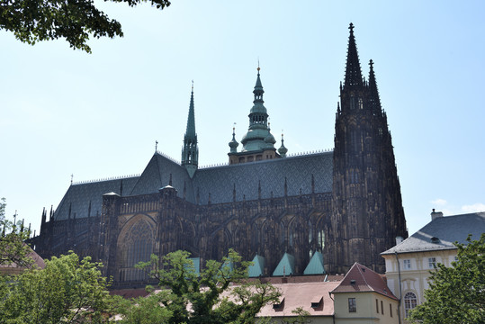 捷克布拉格圣维特主教大教堂