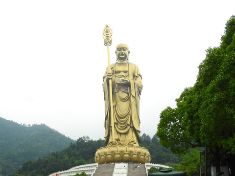 九华山地藏菩萨佛像