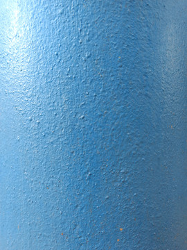 蓝色墙柱