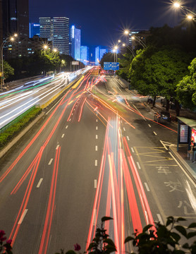 福州市连江中路夜景