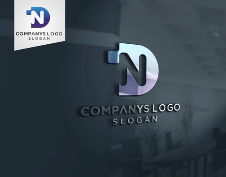 ND字母网络logo