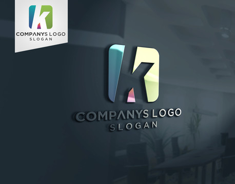 K字母企业公司logo