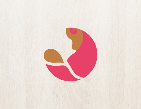 logo标志商标字体设计孕婴
