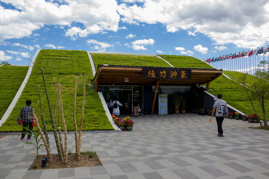 2019北京世园会建筑绿竹神器