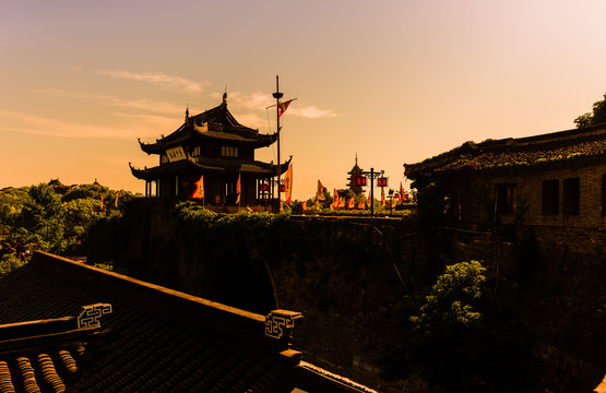 夕照盘门