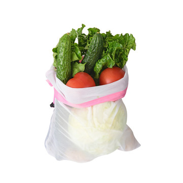 装蔬菜的环保束口网袋