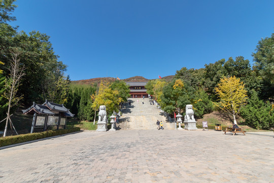 秋天的横山寺