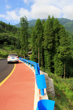 乡村公路景色宜人