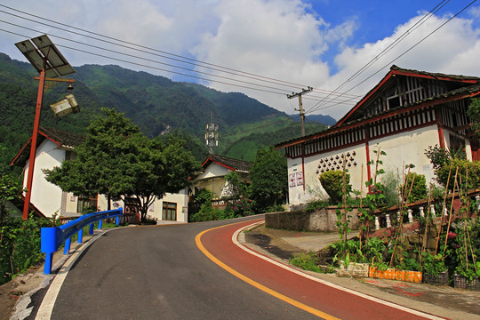 乡村民居景色