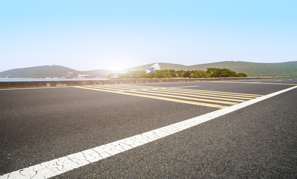 道路交通和城市景观