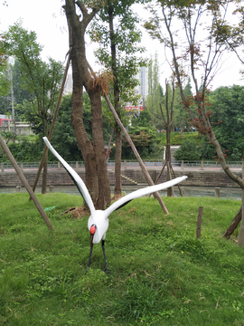 仙鹤雕塑