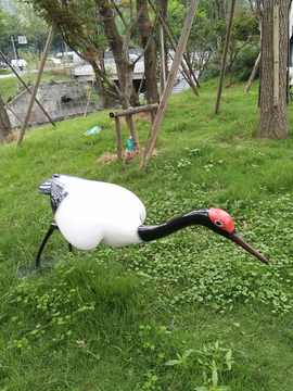 仙鹤雕塑