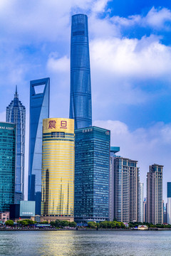 上海陆家嘴建筑风光