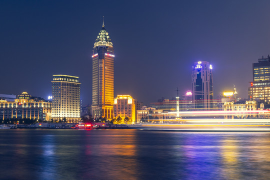 上海外滩建筑夜景