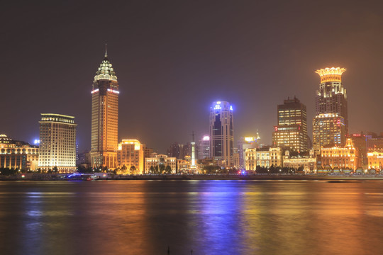 上海外滩建筑夜景