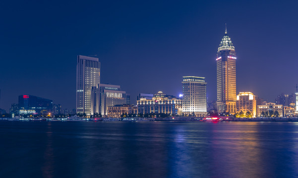 上海外滩建筑夜景