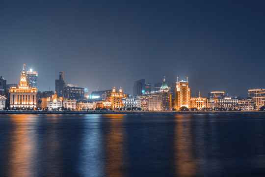 上海外滩建筑夜景
