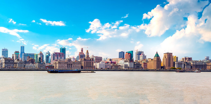 黄浦江全景图