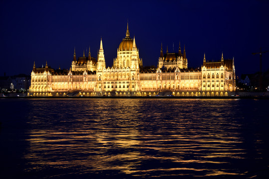 匈牙利国会大厦夜景