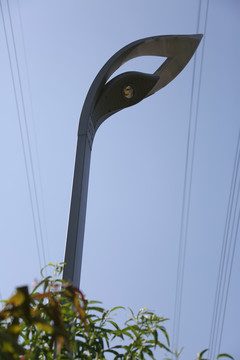 孔雀羽毛造型路灯