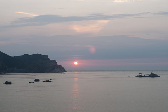 九头山落日