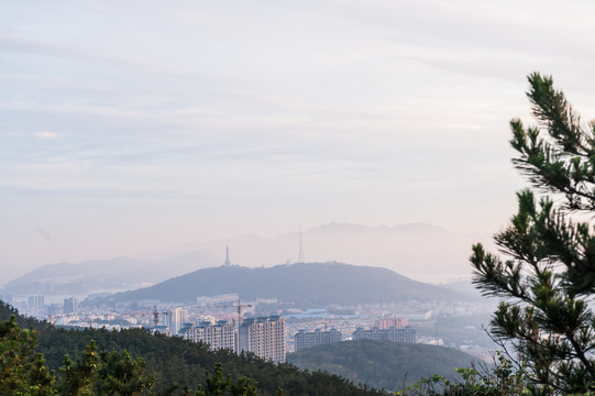 旅顺东鸡冠山风光