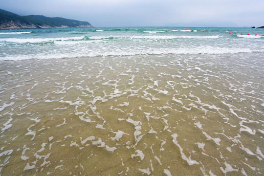 沙滩海浪