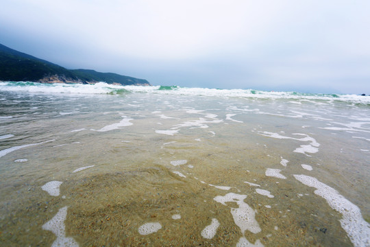 沙滩海浪