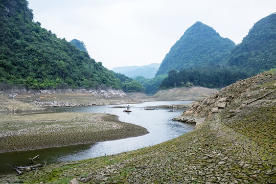 干枯的水库