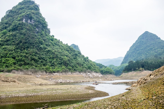 干枯的水库