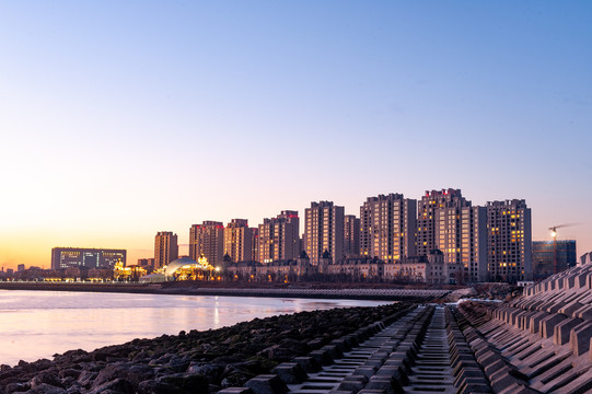 大连钻石湾景色