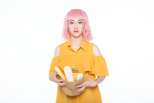 美女时尚造型摄影素材