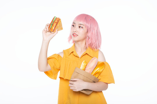 时尚少女摄影图片