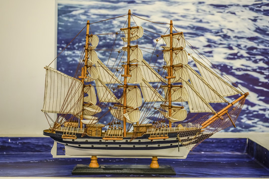古代帆船模型