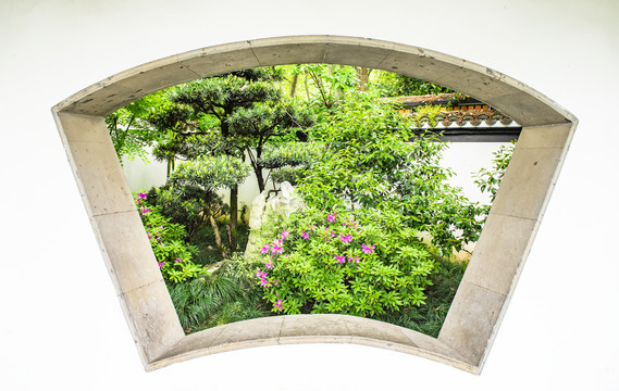 江南园林古典窗户