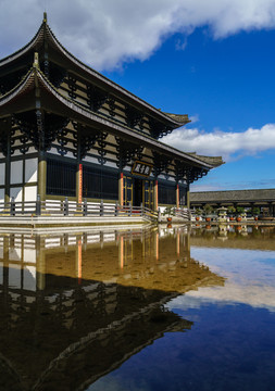 汉唐建筑光明寺飞檐斗拱