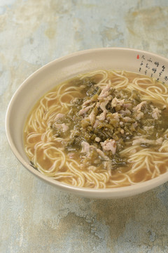 雪菜肉丝面