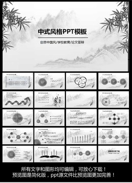 中国风ppt模板