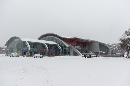 冰雪旅顺口风光